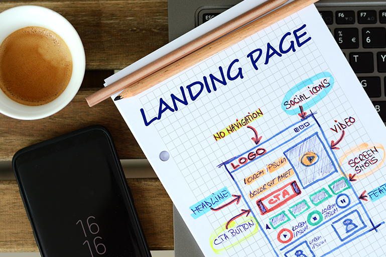 landing page concept