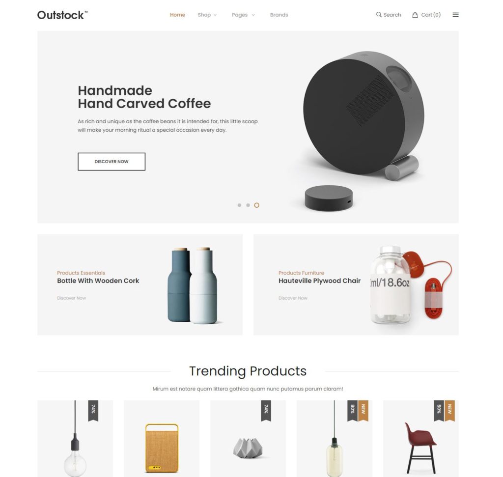 outstock magento theme