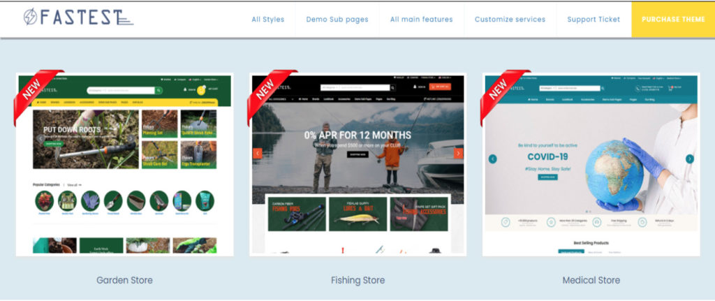 Fastest Magento theme