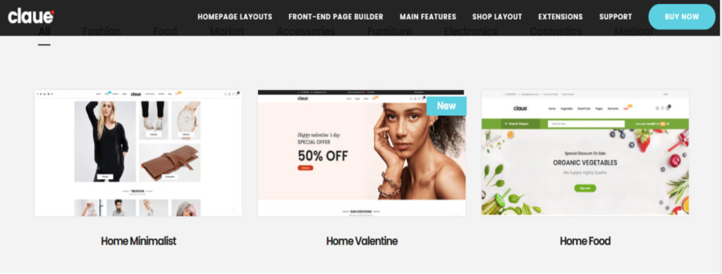 Claue Magento theme