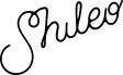 Shileo Logo in Black Handwriting Font