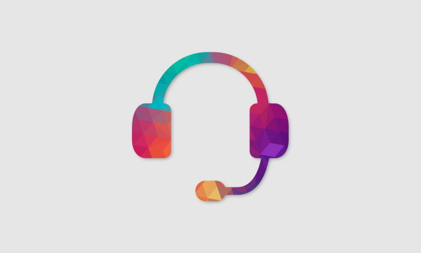 Rainbow Coloured Headphones with Mic