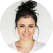 Smiling Brunette Girl with Messy Hair Tiny Image