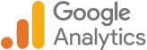 Google Analytics Icon with Three Warm Tones Lines