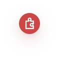 puzzle icon red