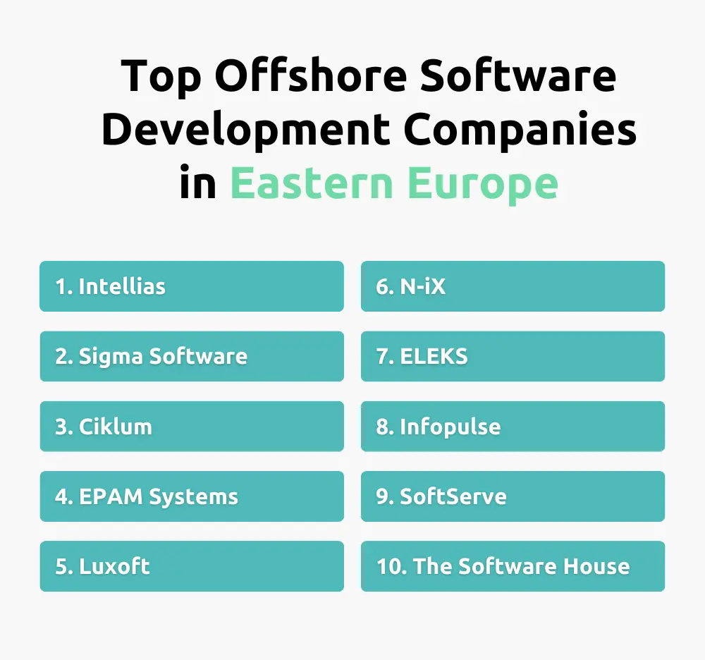 best offshore software companies eastern europe