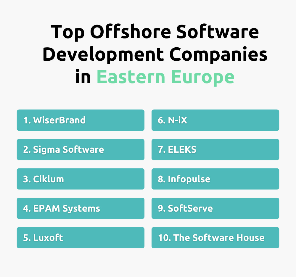 top offshore software companies eastern europe