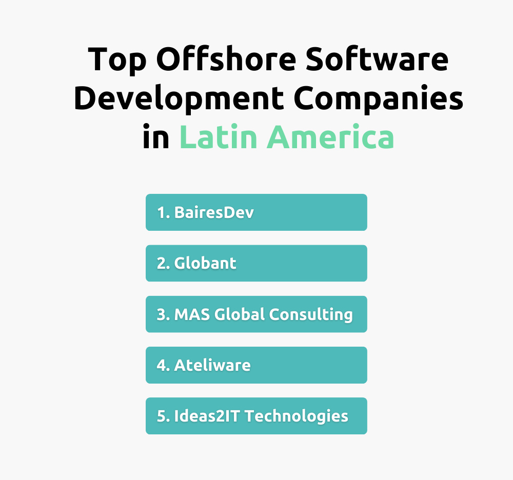 top offshore software companies latam