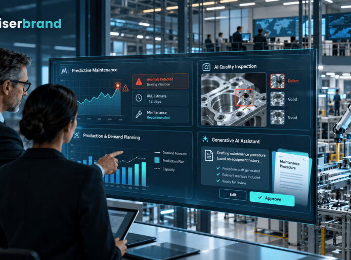 AI in Manufacturing: Use Cases, Generative AI, and Implementation