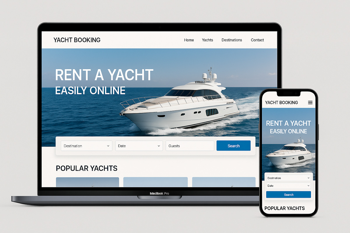Yacht Charter Marketplace Case Study WiserBrand