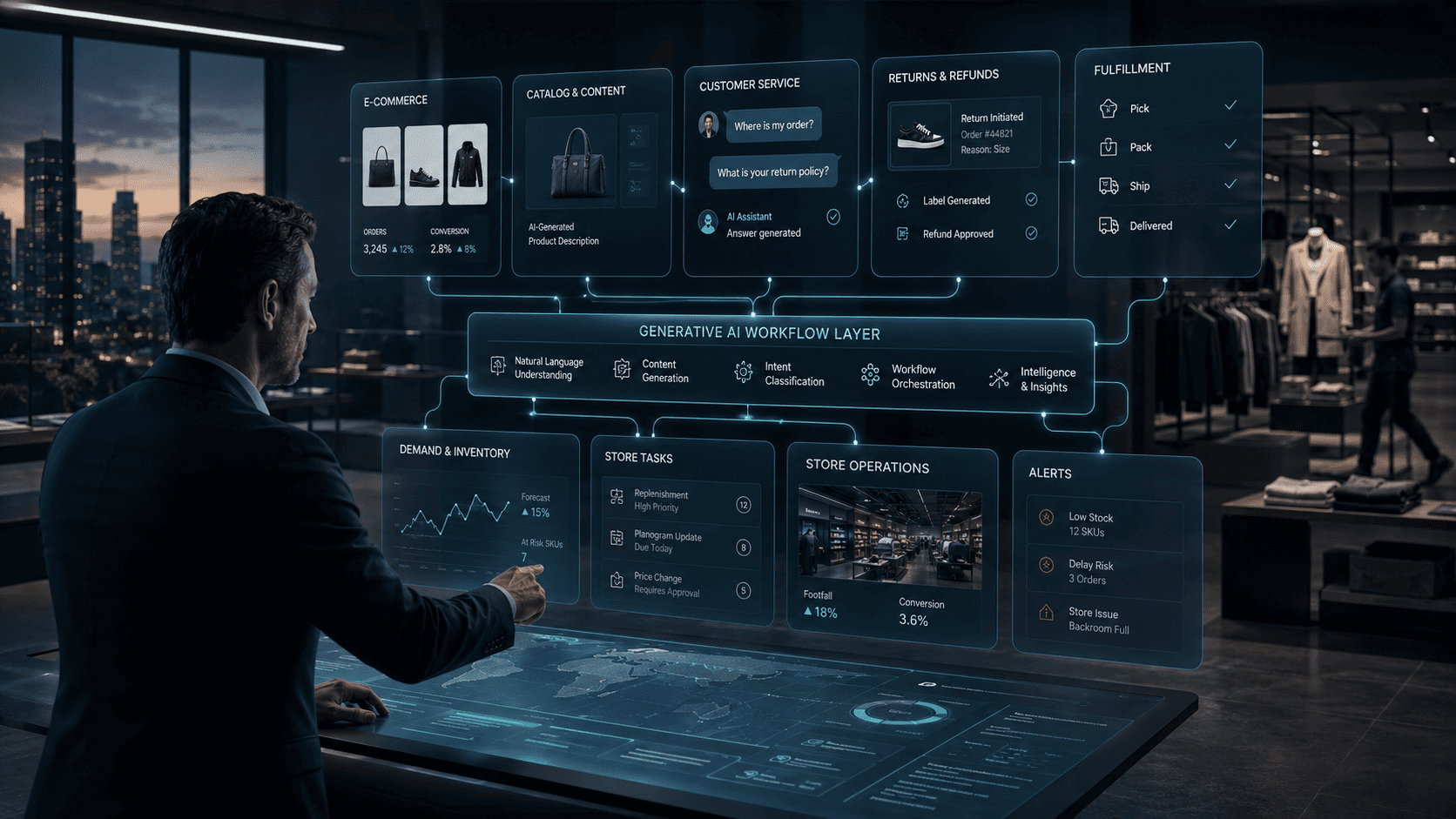 Generative AI for Retail: Use Cases Across Commerce and Store Operations
