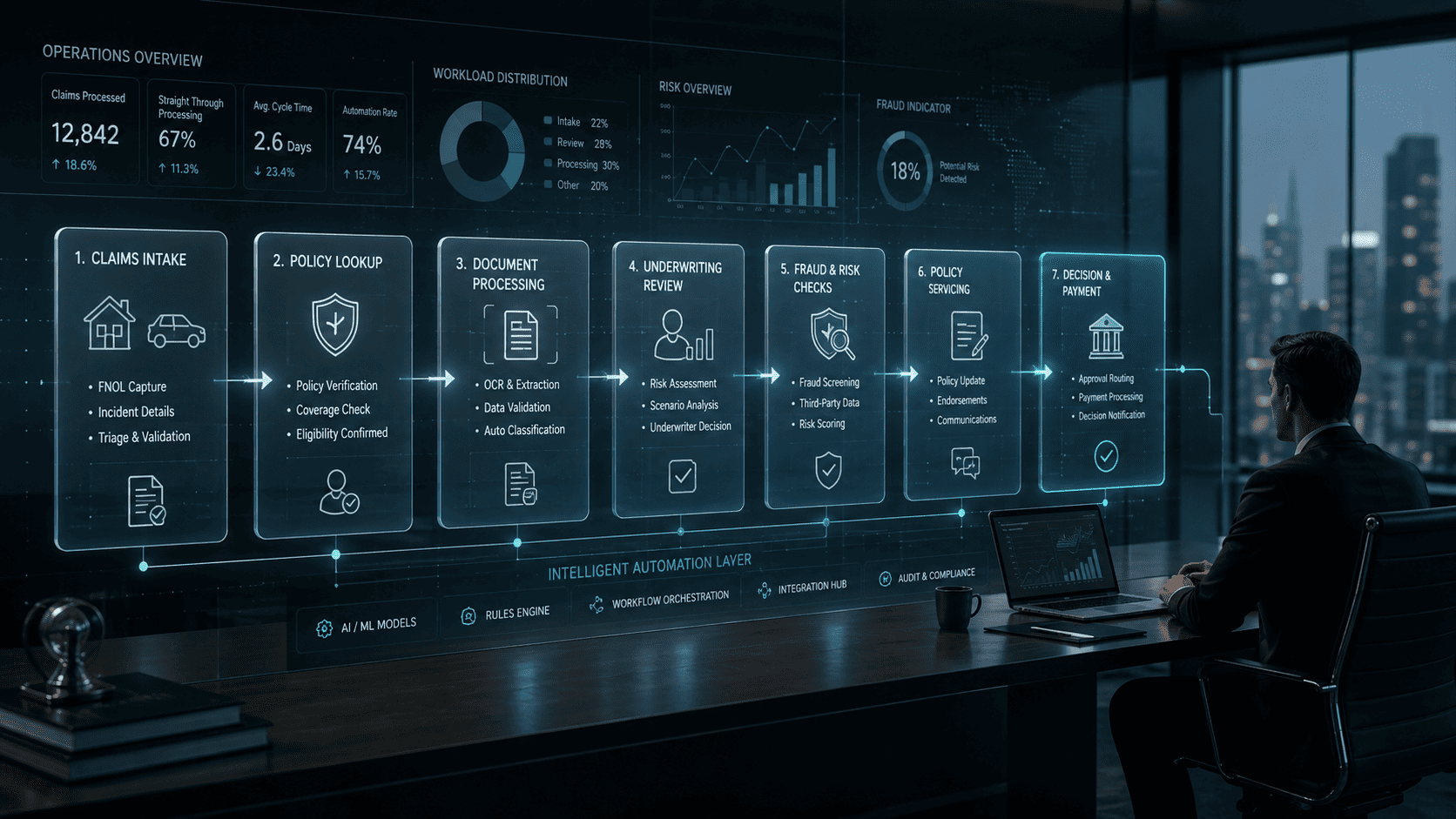 Intelligent Automation in Insurance: Use Cases From Claims to Underwriting